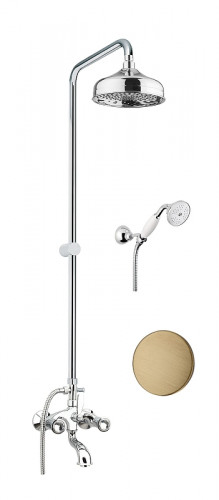 Душевая система Fiore Venere Sky 13ZZ0615 цвет Бронза