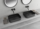 Раковина накладная Isvea Infinity 50 10NF65050-2N Черная матовая