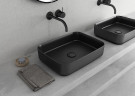 Раковина накладная Isvea Infinity 50 10NF65050-2N Черная матовая