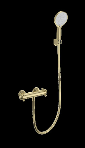 Смеситель для душа Wonzon & Woghand WW-B2048-A-BG с термостатом цвет Брашированное золото