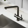 Смеситель для кухни Sancos Spin SC4015GG цвет Вороненая сталь