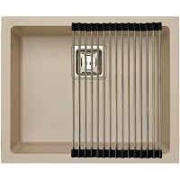 Кухонная мойка Alveus Granital+ Quadrix 50 Pebble G02M 560x460x200 1108035 Галька искусственный камень (литьевой мрамор) встраиваемая сверху, встраиваемая снизу