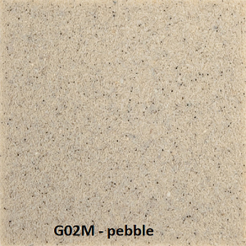 Кухонная мойка Alveus Granital+ Quadrix 50 Pebble G02M 560x460x200 1108035 Галька искусственный камень (литьевой мрамор) встраиваемая сверху, встраиваемая снизу