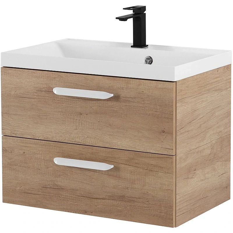 Тумба под раковину BelBagno Aurora 80 AURORA-800-2C-SO-RNN подвесная Rovere Nebrasca Nature МДФ / ЛДСП