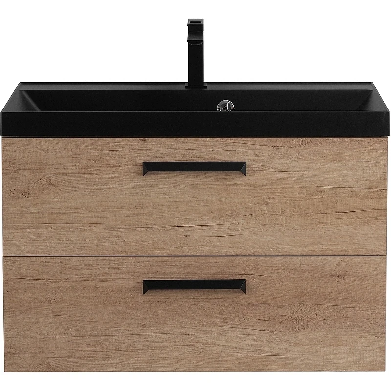 Тумба под раковину BelBagno Aurora 80 AURORA-800-2C-SO-RNN подвесная Rovere Nebrasca Nature МДФ / ЛДСП