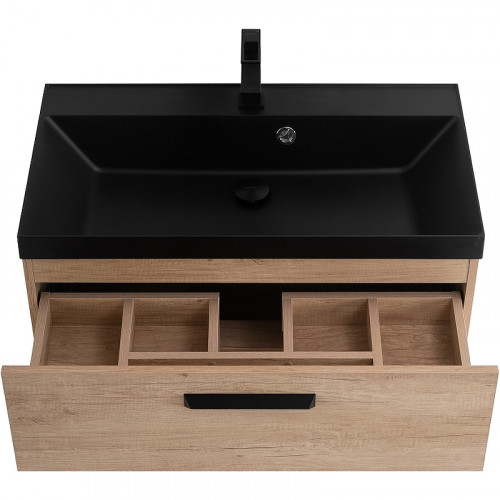 Тумба под раковину BelBagno Aurora 80 AURORA-800-2C-SO-RNN подвесная Rovere Nebrasca Nature МДФ / ЛДСП