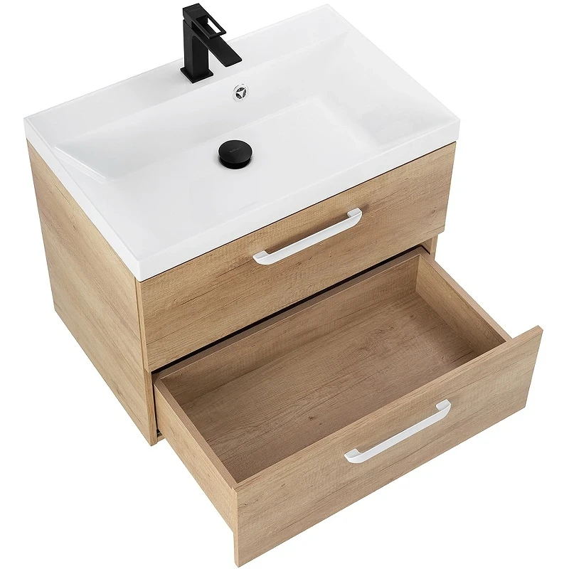 Тумба под раковину BelBagno Aurora 80 AURORA-800-2C-SO-RNN подвесная Rovere Nebrasca Nature МДФ / ЛДСП