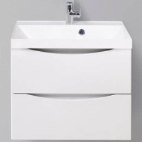 Тумба под раковину BelBagno Marino 60 MARINO-600-2C-SO-BO-P подвесная Bianco Opaco МДФ / ЛДСП