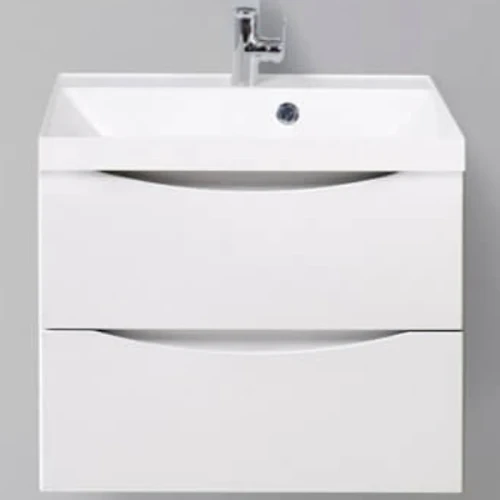 Тумба под раковину BelBagno Marino 60 MARINO-600-2C-SO-BO-P подвесная Bianco Opaco МДФ / ЛДСП