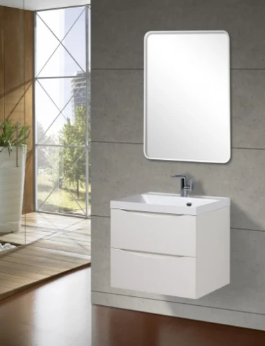 Тумба под раковину BelBagno Marino 60 MARINO-600-2C-SO-BO-P подвесная Bianco Opaco МДФ / ЛДСП