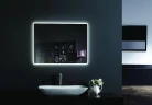 Зеркало Esbano 120 ESMI2073YDS с подсветкой с сенсорным выключателем с подогревом и часами стекло