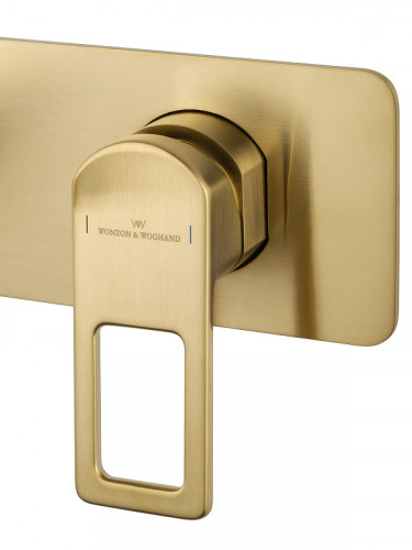 Смеситель для раковины Wonzon & Woghand Frame WW-88869010-BG цвет Брашированное золото