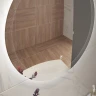 Зеркало Cezares Eco 90 CZR-SPC-ECO-900-LED-TCH с подсветкой с лазерной гравировкой и сенсорным выключателем стекло
