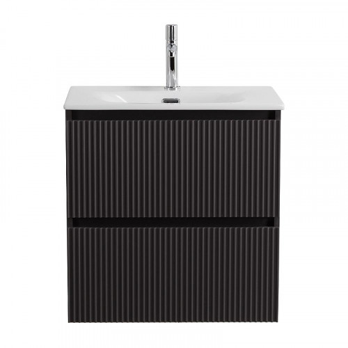 Тумба под раковину BelBagno Uno 60 UNO-600-2C-SO-GSO подвесная цвет Темно-серый матовый