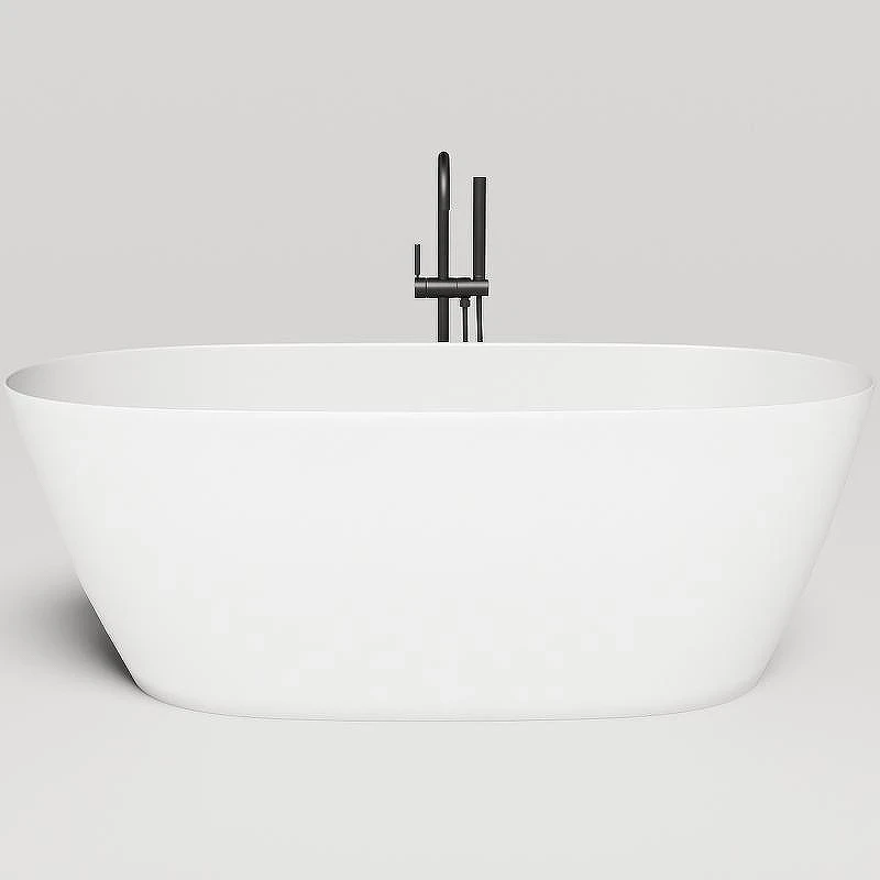 Ванна из искусственного камня Salini Sofia Light 165х75 103611G Белая глянцевая