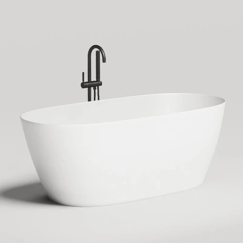 Ванна из искусственного камня Salini Sofia Light 165х75 103611G Белая глянцевая