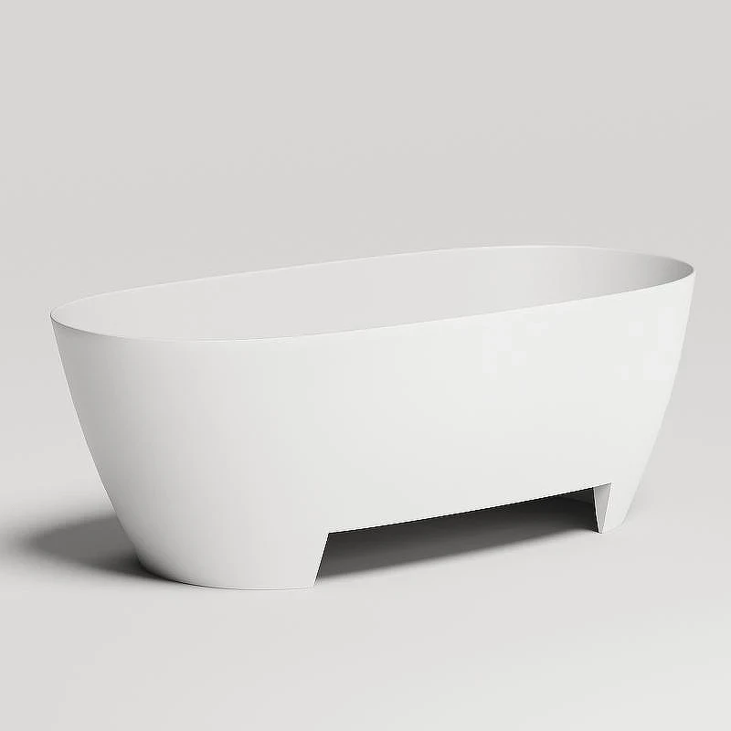 Ванна из искусственного камня Salini Sofia Light 165х75 103611G Белая глянцевая
