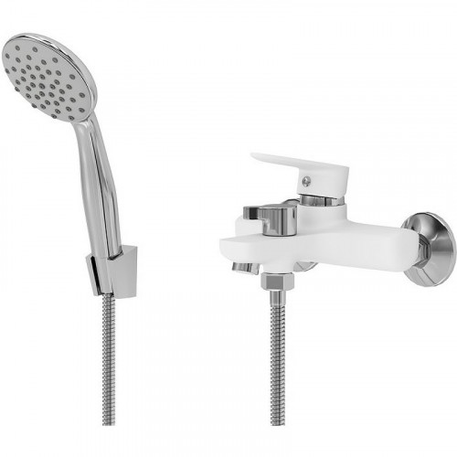 Смеситель для ванны Aringa Рейн AR02005WH Белый латунь на стену