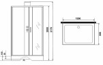 Душевая кабина Grossman Elegans 120x80 GR252Q без гидромассажа