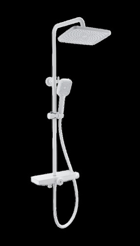 Душевая система Wonzon &amp; Woghand WW-B3098-A-MW с термостатом цвет Белый матовый