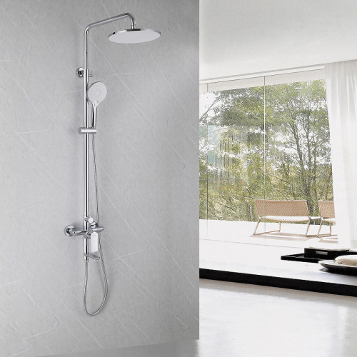 Душевая система Abber Weiss Insel AF8016N Хром латунь на стену