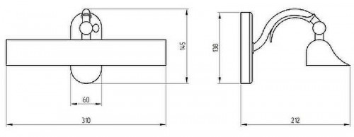 Светильник Migliore Mirella 17190 Бронза