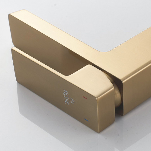 Смеситель для раковины Rose R18G R1801G-1 Золото матовое латунь