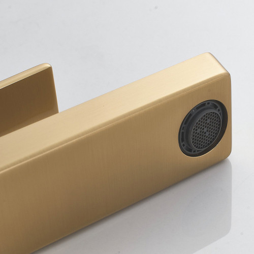 Смеситель для раковины Rose R18G R1801G-1 Золото матовое латунь