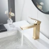 Смеситель для раковины Rose R18G R1801G-1 Золото матовое латунь