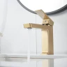 Смеситель для раковины Rose R18G R1801G-1 Золото матовое латунь