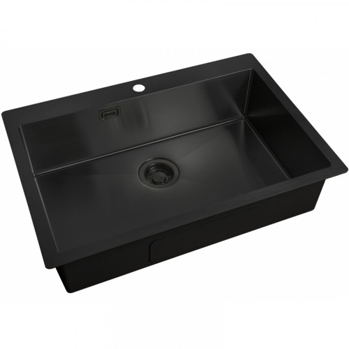 Кухонная мойка ZorG Light Grafit ZL R 750510 GRAFIT Графит нержавеющая сталь встраиваемый