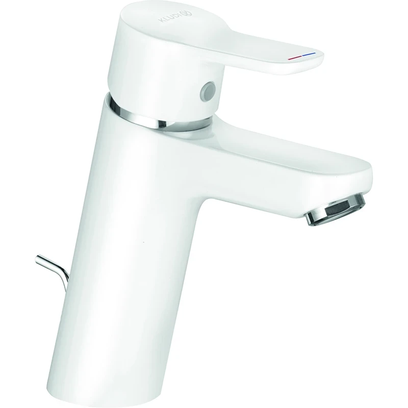 Смеситель для раковины Kludi Pure Easy XL 372909165 Белый Хром латунь