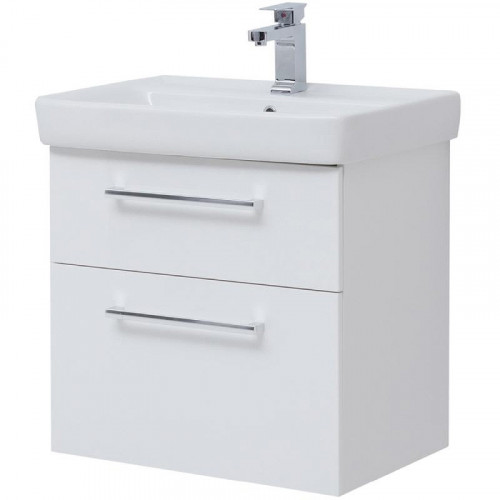 Тумба под раковину Dreja Q Max 70 77.0005W подвесная Белый глянец