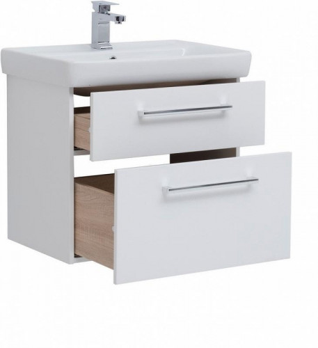 Тумба под раковину Dreja Q Max 70 77.0005W подвесная Белый глянец