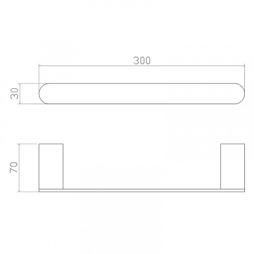 Полотенцедержатель Wonzon &amp; Woghand Carbon WW-7713 цвет Черный