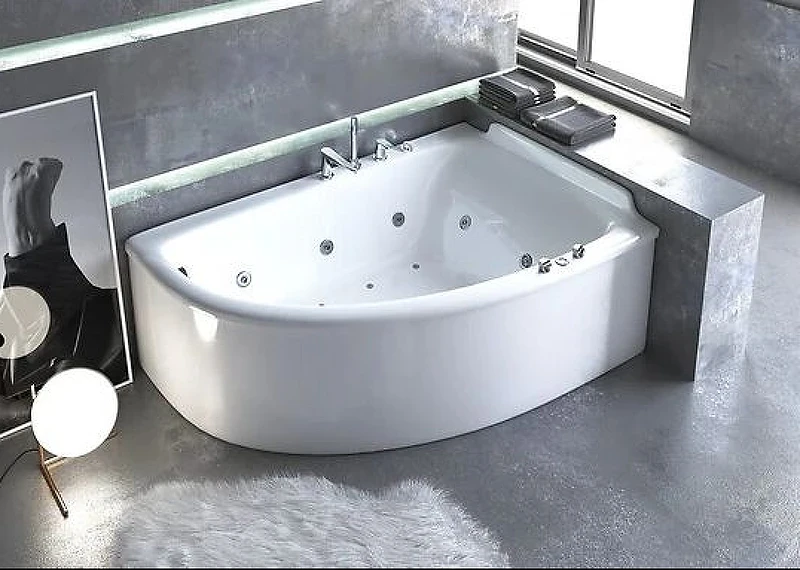 Ванна из искусственного камня Astra Form Анастасия 182х125 R 01010024 без гидромассажа