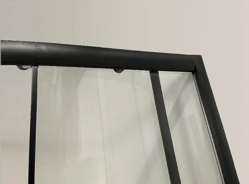 Душевой уголок Niagara Eco 80х80 NG-003-14 Black профиль Черный стекло с рисунком