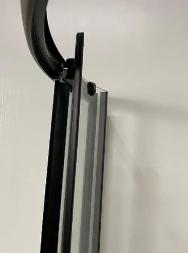Душевой уголок Niagara Eco 80х80 NG-003-14 Black профиль Черный стекло с рисунком