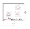 Душевой уголок BelBagno Marino 2 110x90 MARINO-2-AH-1-110/90-C-Cr профиль Хром стекло прозрачное