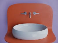 Раковина-чаша Ceramicanova Element 56 CN5033 Белая фарфор накладная
