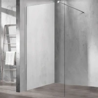 Душевая перегородка Vincea Walk-In 100 VSW-1H100CL профиль Хром стекло прозрачное