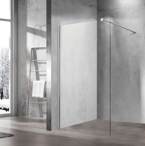 Душевая перегородка Vincea Walk-In 100 VSW-1H100CL профиль Хром стекло прозрачное