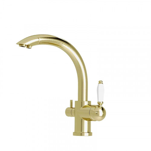 Смеситель для кухни Seaman Barcelone SSL-5382-LG цвет Светлое золото сатин