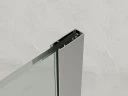 Душевая перегородка Loranto Walk-In 80 CS-W04B-80 профиль Черный матовый стекло прозрачное