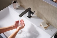 Смеситель для раковины Hansgrohe Tecturis E 73020670 Черный матовый латунь
