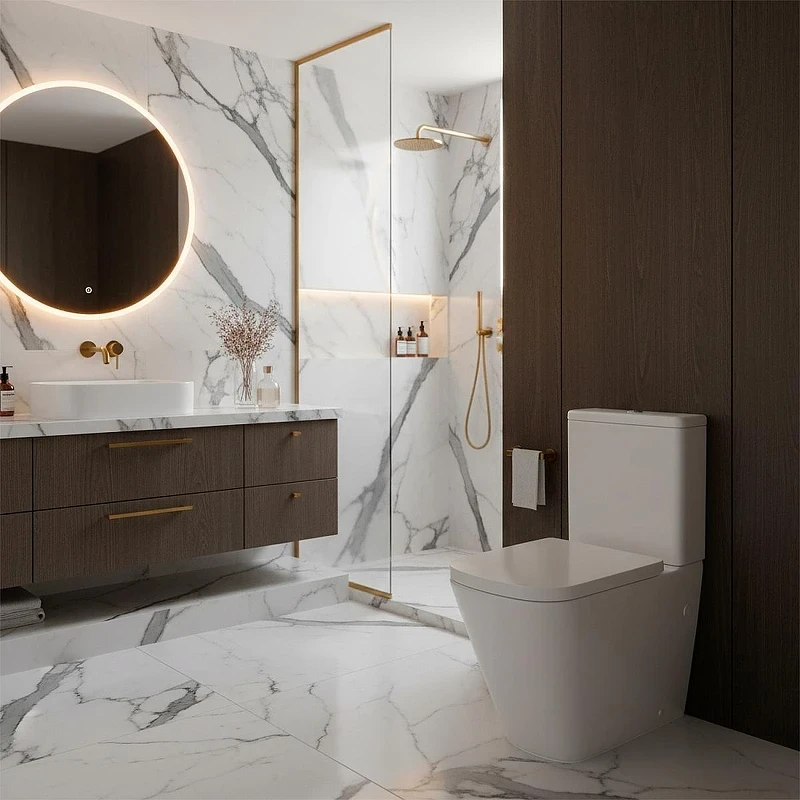 Унитаз компакт Azario Terra AZ-1373AT цвет Белый с бачком и сиденьем Микролифт