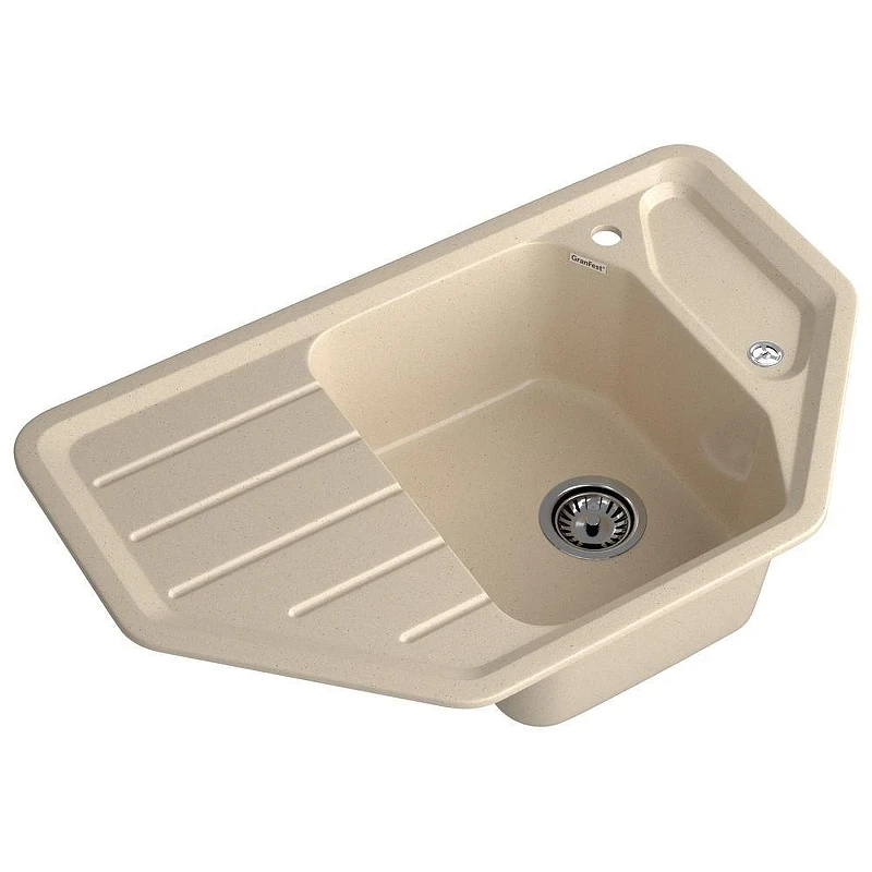 Кухонная мойка GranFest Corner C-800E кашемир цвет Кашемир