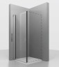 Душевая стенка RGW Z-050-3B 120 352253112-14 профиль Черный стекло прозрачное