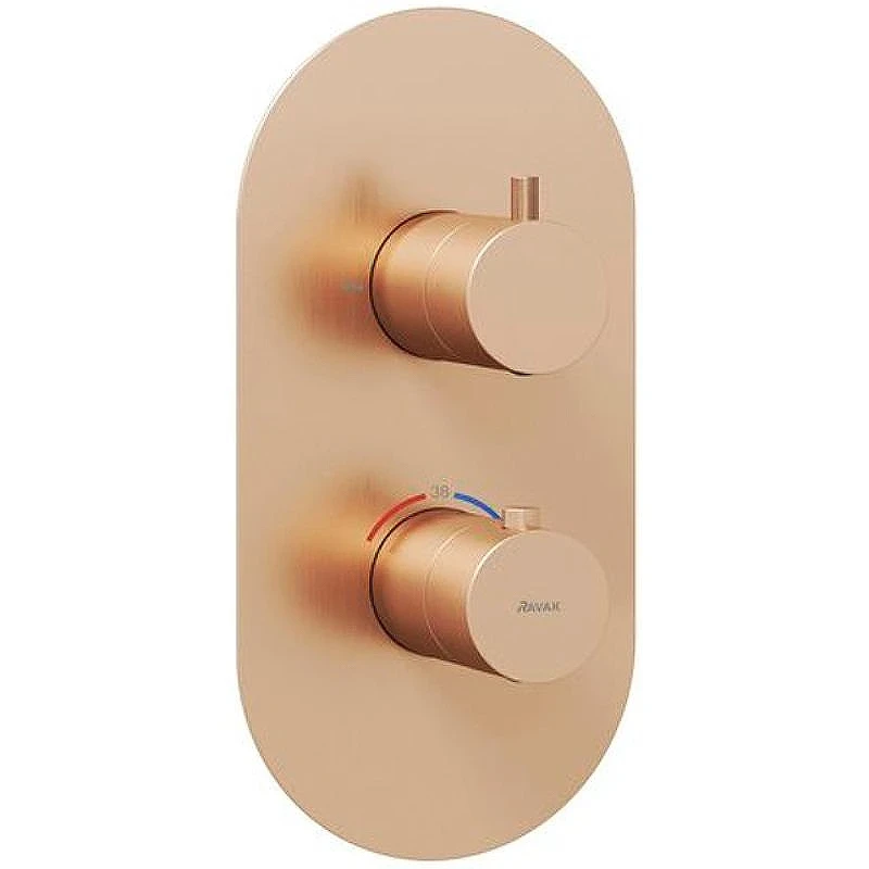 Смеситель для душа Ravak Espirit ES 063.60RGB.O2 X070360 с термостатом Розовое золото