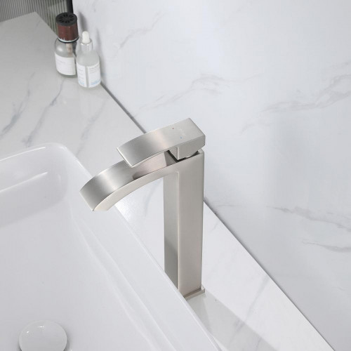 Смеситель для раковины Abber Wasserfall AF8611SP цвет Сатин